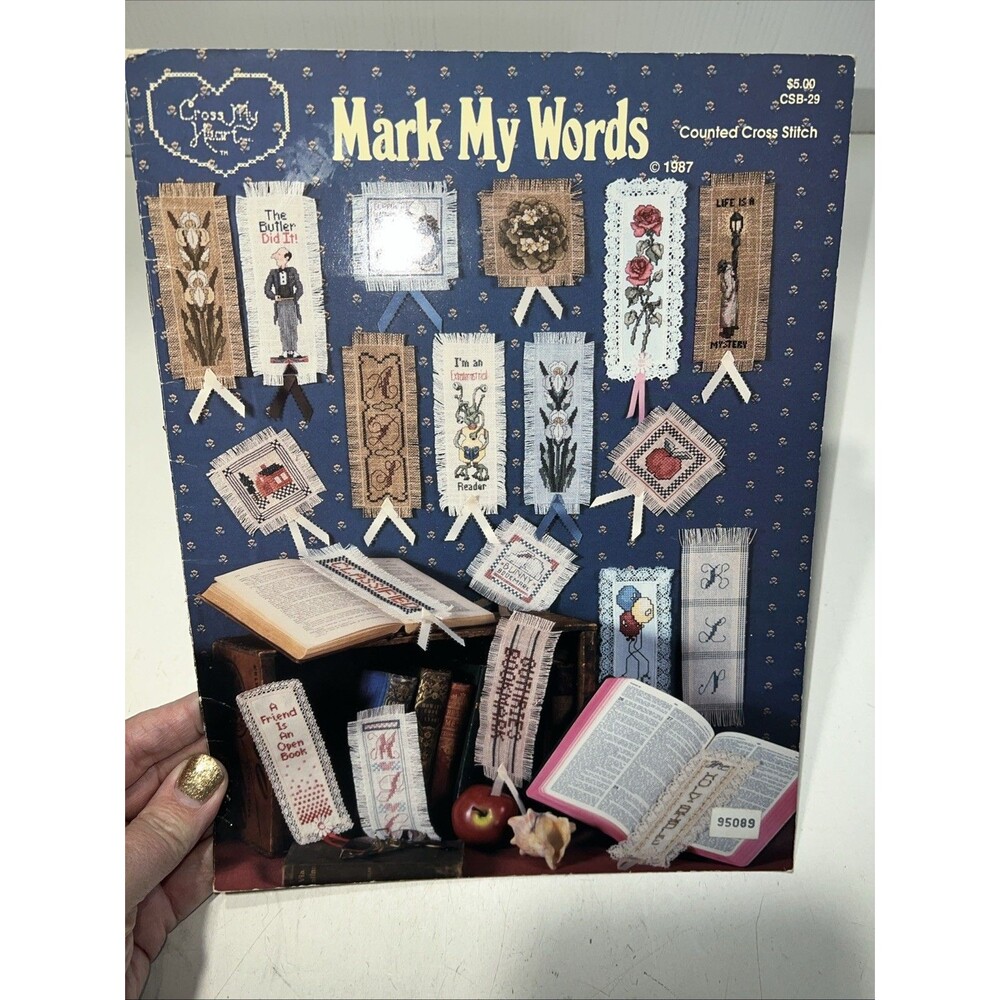 Mark My Words︱Counted Cross Stitch︱Cross My Heart︱1987